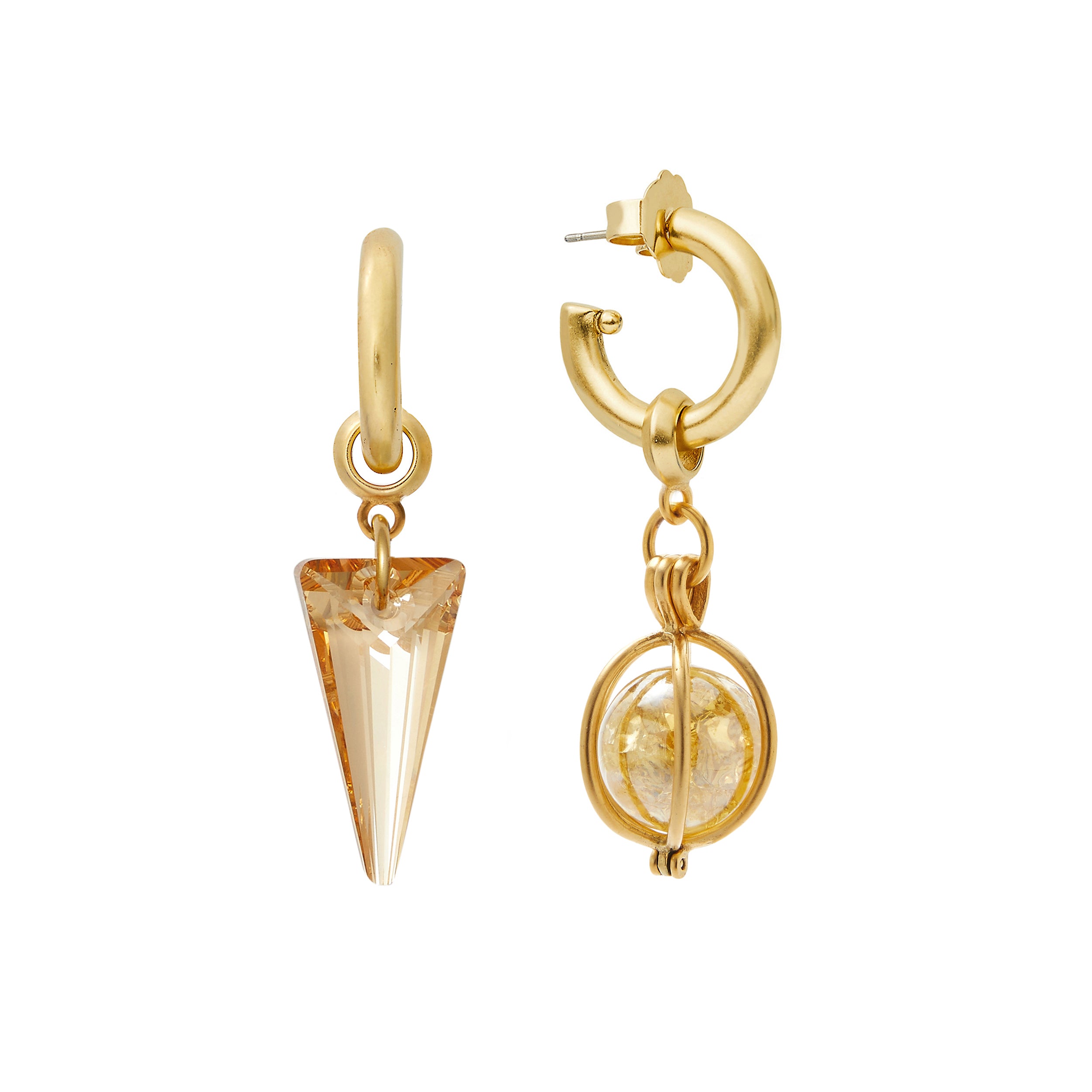 Gold Earring Charms